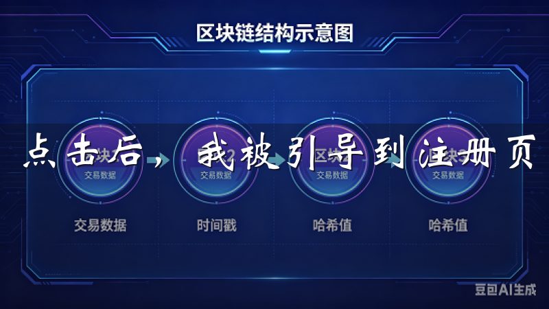 点击后，我被引导到注册页面。